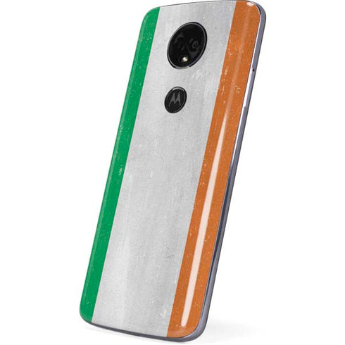Ireland Flag Distressed Moto E5 Plus Skin